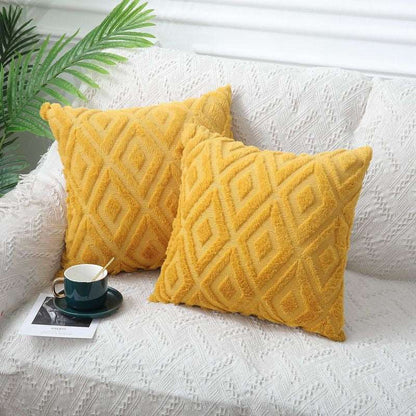 Rhombus Plush Pillow
