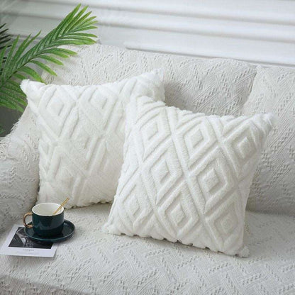 Rhombus Plush Pillow
