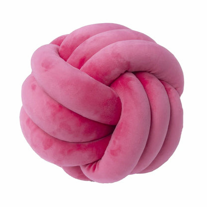Rose Red knot cushion