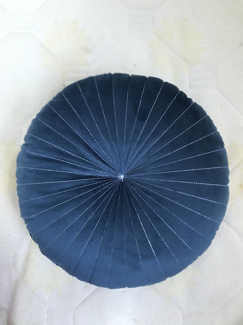 Luxurious Round Velvet Pumpkin Plush Pillow