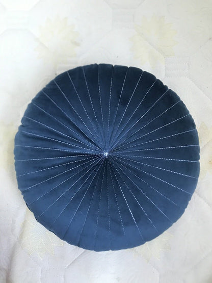 Luxurious Round Velvet Pumpkin Plush Pillow