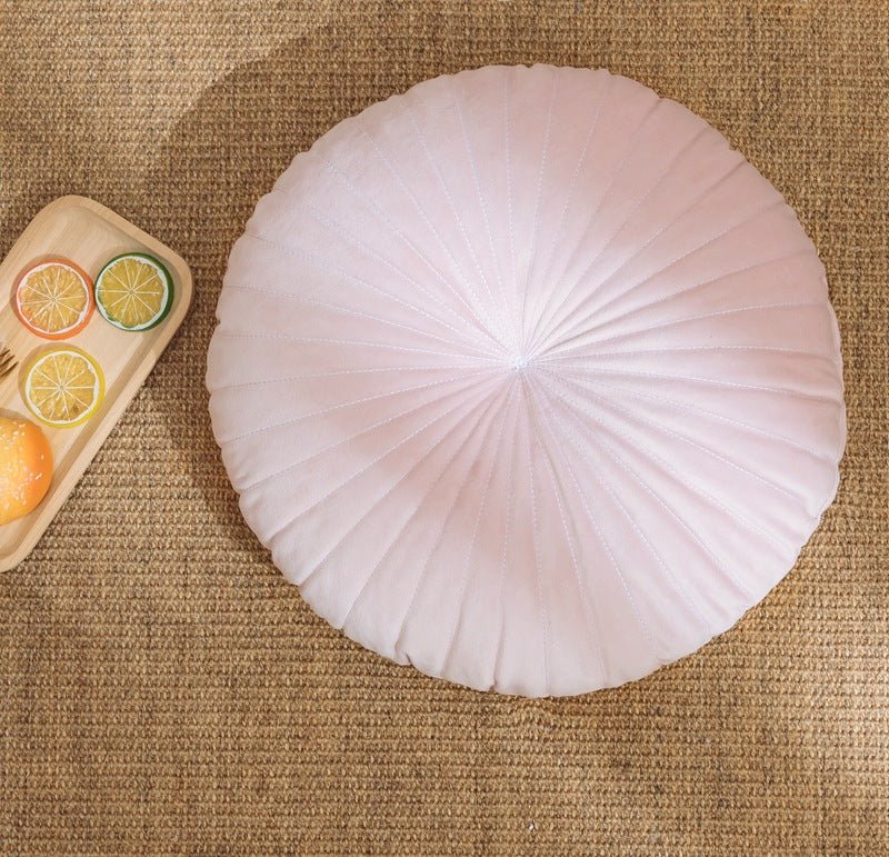 Luxurious Round Velvet Pumpkin Plush Pillow