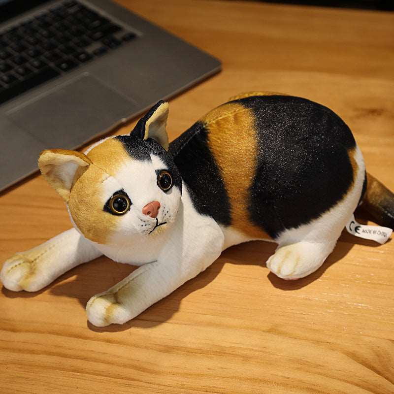Cute Simulation Cat Doll Pillow Plush Toy