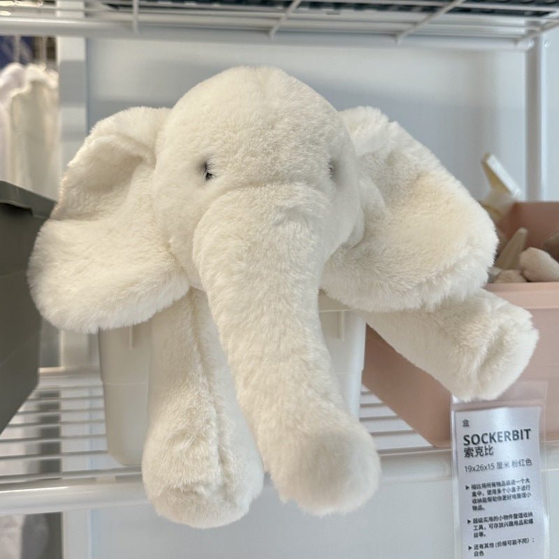 Soft Elephant Plush Rag Plush Pacify Baby Gift
