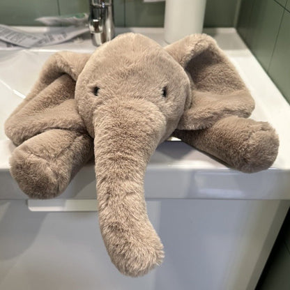 Soft Elephant Plush Rag Plush Pacify Baby Gift