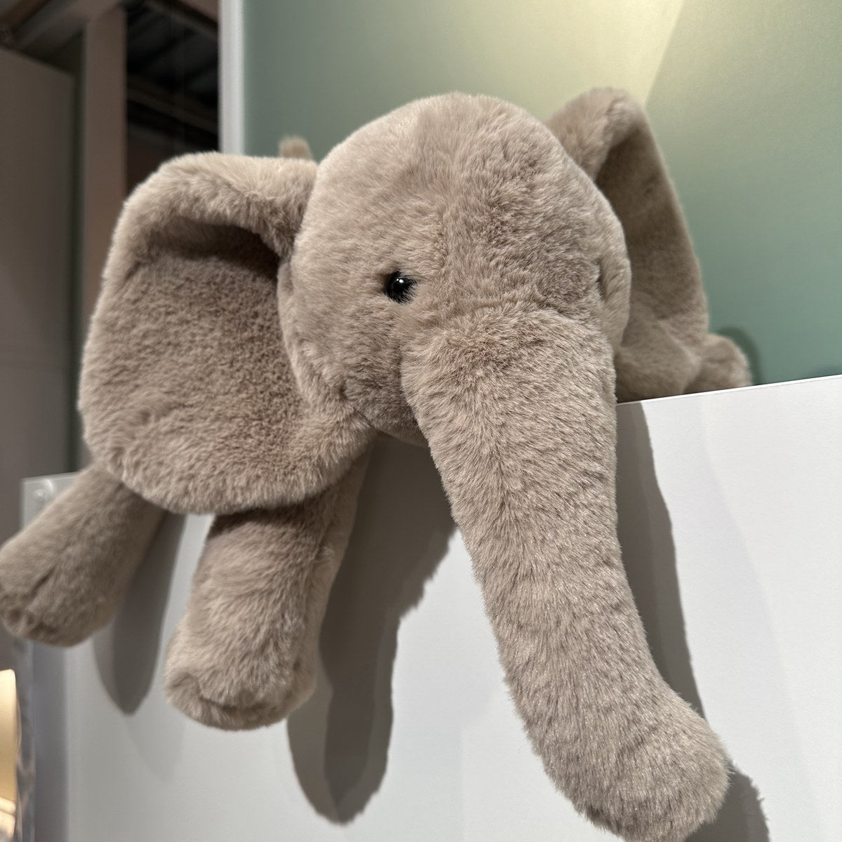 Soft Elephant Plush Rag Plush Pacify Baby Gift