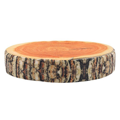 Soft tree stump novelty cushion