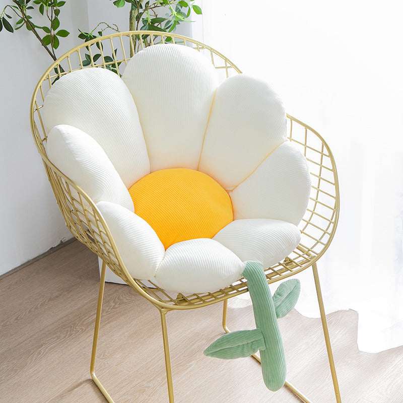 Sunflower floor cushion
