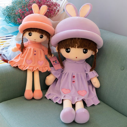 Rabbit Ear Sweetheart Plush Doll 