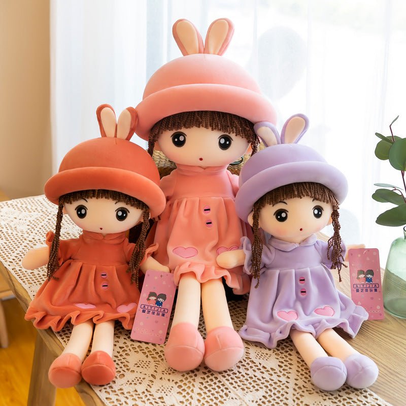 Rabbit Ear Sweetheart Plush Doll 