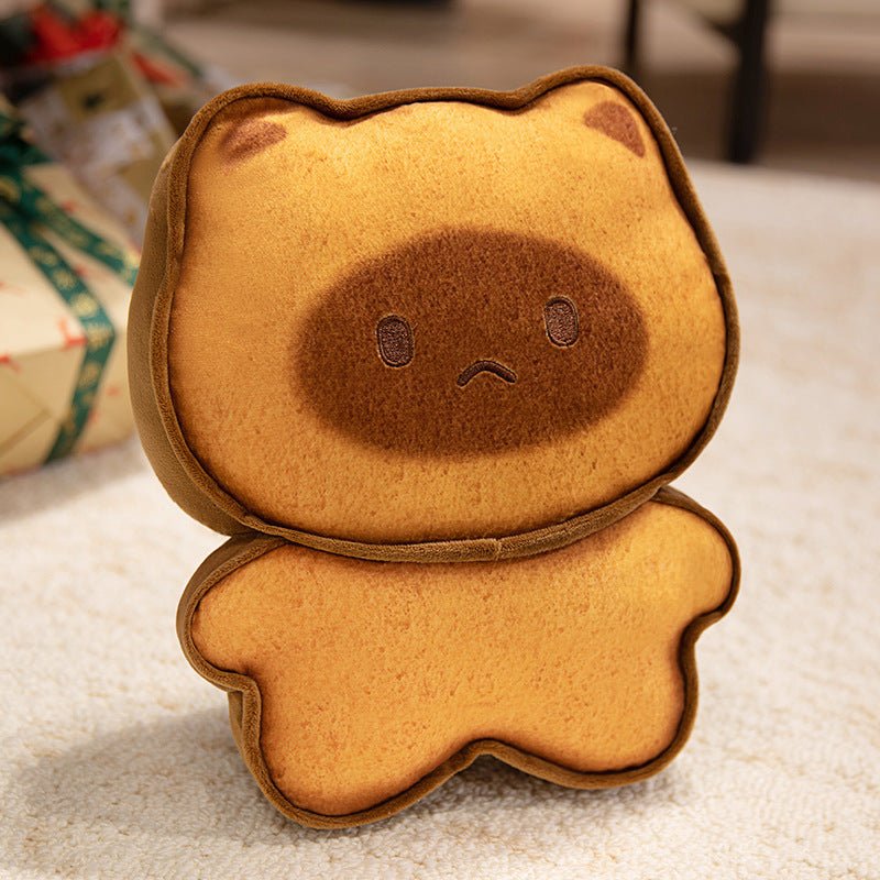 funny capybara plush toast design