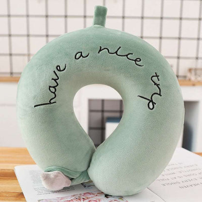 U shape flight pillow neck support