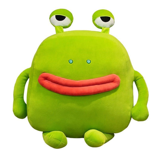 Embrace Quirkiness with Our Ugly And Cute Frog Pillow Plush Toy 