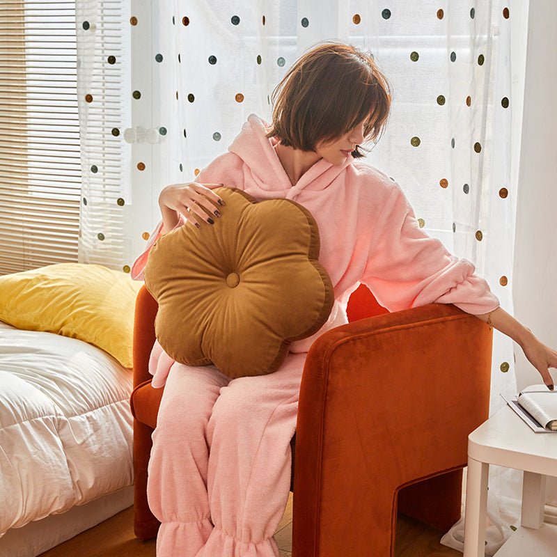 Luxurious Flower Plush Cushion