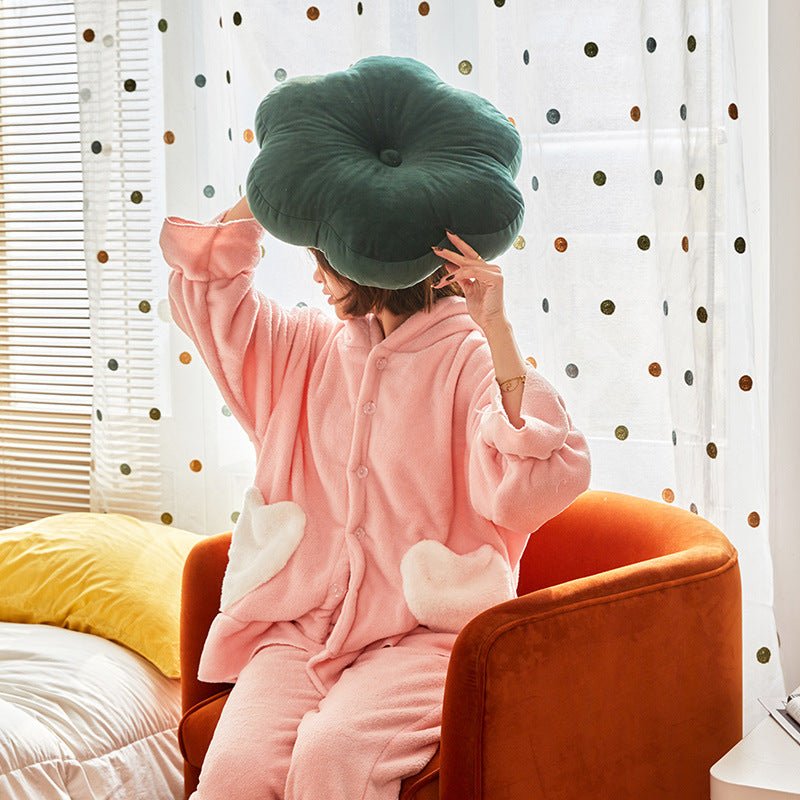 Luxurious Flower Plush Cushion