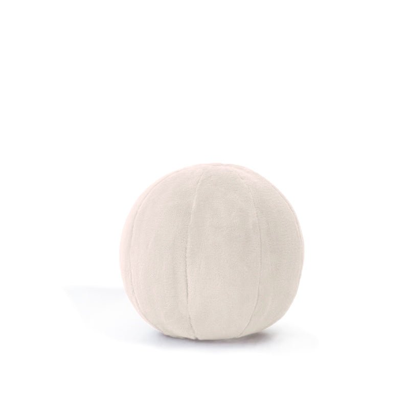 White Ball plush decorative cushion