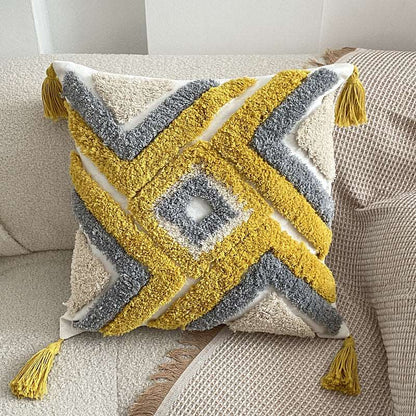 Windmill bohemian tufted cushion