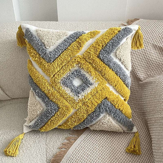Windmill bohemian tufted cushion